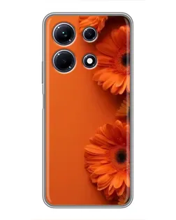Чохол для Infinix Note 30 з картинкою «Помаранчеві гербери»