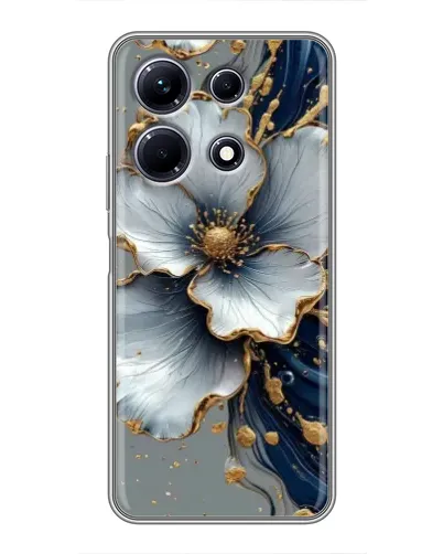 Чохол для Infinix Note 30 з картинкою «Біла квітка та золотий флюїд» Чохол для Infinix Note 30 з картинкою «Біла квітка та золотий флюїд»