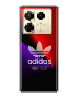 Чехол для Infinix Note 40 Pro с картинкой «Adidas Red Neon» Чехол для Infinix Note 40 Pro с картинкой «Adidas Red Neon»