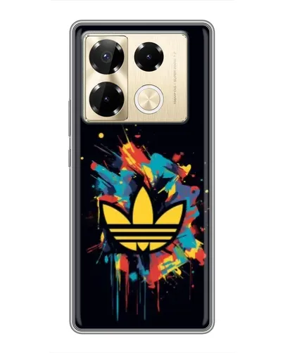 Чехол для Infinix Note 40 Pro с картинкой «Adidas Splash» Чехол для Infinix Note 40 Pro с картинкой «Adidas Splash»