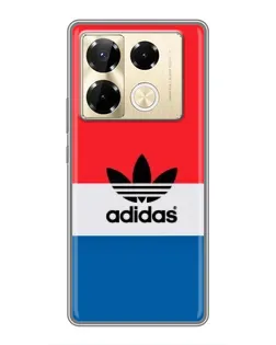Чехол для Infinix Note 40 Pro с картинкой «Ретро блоки Adidas»