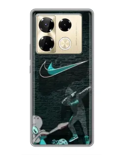 Чехол для Infinix Note 40 Pro с картинкой «Спортивный арт Nike» Чехол для Infinix Note 40 Pro с картинкой «Спортивный арт Nike»