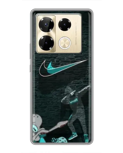 Чехол для Infinix Note 40 Pro с картинкой «Спортивный арт Nike» Чехол для Infinix Note 40 Pro с картинкой «Спортивный арт Nike»