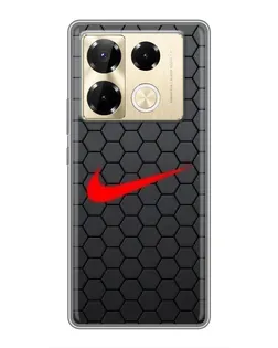 Чехол для Infinix Note 40 Pro с картинкой «Nike — карбоновая сетка» Чехол для Infinix Note 40 Pro с картинкой «Nike — карбоновая сетка»