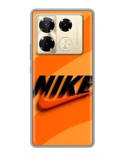 Чехол для Infinix Note 40 Pro с картинкой «Оранжевый драйв Nike» Чехол для Infinix Note 40 Pro с картинкой «Оранжевый драйв Nike»