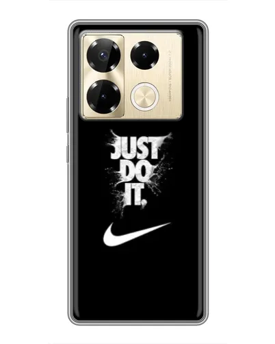 Чехол для Infinix Note 40 Pro с картинкой «Текстовый принт Nike» Чехол для Infinix Note 40 Pro с картинкой «Текстовый принт Nike»