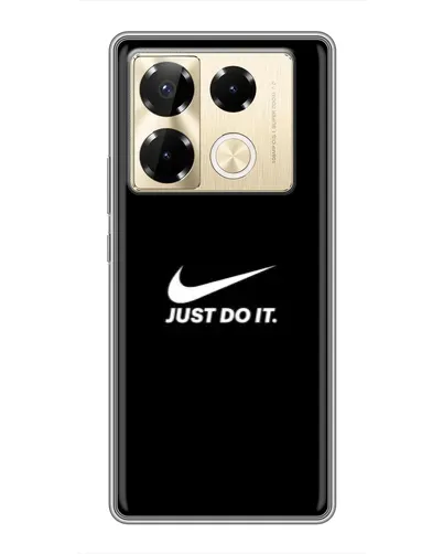 Чехол для Infinix Note 40 Pro с картинкой «Минимализм от Nike» Чехол для Infinix Note 40 Pro с картинкой «Минимализм от Nike»