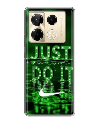 Чехол для Infinix Note 40 Pro с картинкой «Зеленый неоновый Nike» Чехол для Infinix Note 40 Pro с картинкой «Зеленый неоновый Nike»
