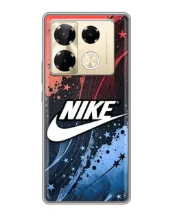 Чехол для Infinix Note 40 Pro с картинкой «Градиентный принт Найк»