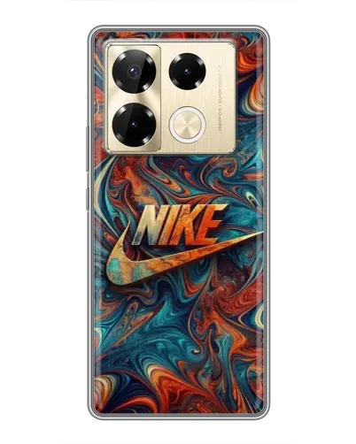 Чехол для Infinix Note 40 Pro с картинкой «Nike в абстракции» Чехол для Infinix Note 40 Pro с картинкой «Nike в абстракции»