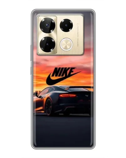 Чехол для Infinix Note 40 Pro с картинкой «Nike и суперкар» Чехол для Infinix Note 40 Pro с картинкой «Nike и суперкар»