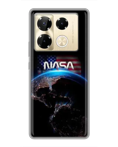 Чехол для Infinix Note 40 Pro с картинкой «Земля из космоса NASA» Чехол для Infinix Note 40 Pro с картинкой «Земля из космоса NASA»