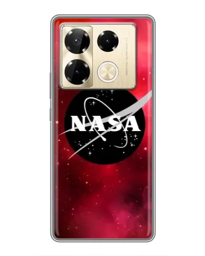 Чехол для Infinix Note 40 Pro с картинкой «NASA — красная туманность» Чехол для Infinix Note 40 Pro с картинкой «NASA — красная туманность»