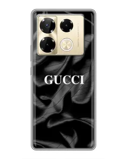 Чехол для Infinix Note 40 Pro с картинкой «Gucci — шелковые волны» Чехол для Infinix Note 40 Pro с картинкой «Gucci — шелковые волны»