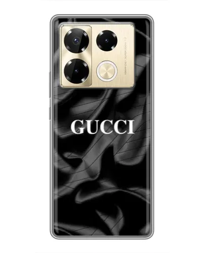 Чехол для Infinix Note 40 Pro с картинкой «Gucci — шелковые волны»