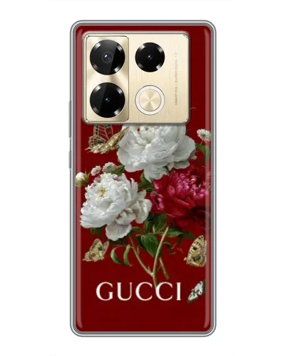 Чехол для Infinix Note 40 Pro с картинкой «Gucci —  сад»