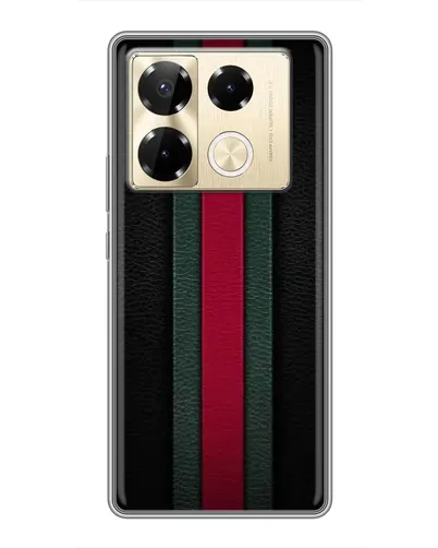 Чехол для Infinix Note 40 Pro с картинкой «Gucci — неоновая линия»