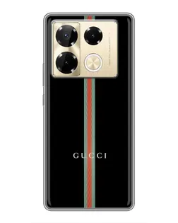 Чохол для Infinix Note 40 Pro з картинкою «Gucci — строга лінія»