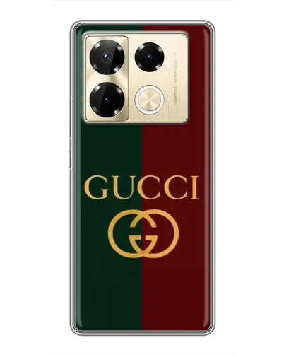 Чехол для Infinix Note 40 Pro с картинкой «Gucci — темно-зеленый градиент» Чехол для Infinix Note 40 Pro с картинкой «Gucci — темно-зеленый градиент»