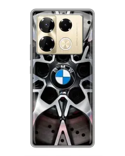 Чехол для Infinix Note 40 Pro с картинкой «BMW — деталь диска»