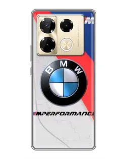 Чехол для Infinix Note 40 Pro с картинкой «BMW Performance стиль»
