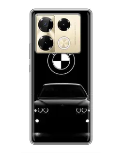Чехол для Infinix Note 40 Pro с картинкой «BMW — взгляд из темноты»