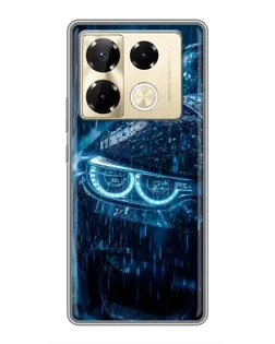 Чехол для Infinix Note 40 Pro с картинкой «BMW под дождем»