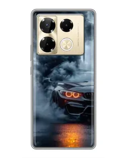 Чехол для Infinix Note 40 Pro с картинкой «BMW M-Power — абстракция»