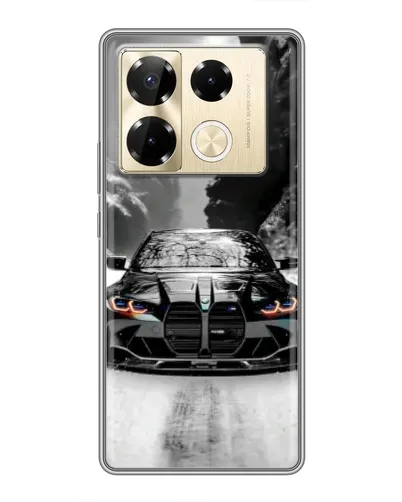 Чехол для Infinix Note 40 Pro с картинкой «BMW — акварельный дрифт» Чехол для Infinix Note 40 Pro с картинкой «BMW — акварельный дрифт»