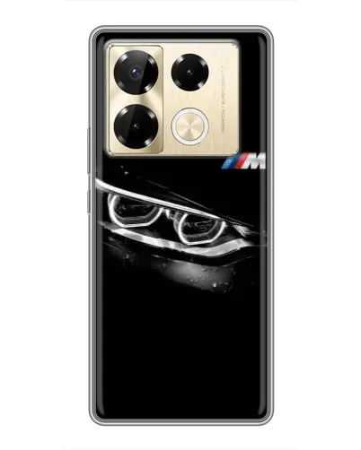 Чехол для Infinix Note 40 Pro с картинкой «BMW — взгляд тигра» Чехол для Infinix Note 40 Pro с картинкой «BMW — взгляд тигра»