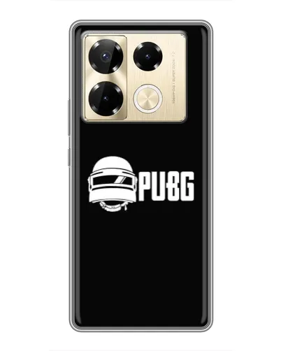 Чехол для Infinix Note 40 Pro с картинкой «PUBG — классический лого» Чехол для Infinix Note 40 Pro с картинкой «PUBG — классический лого»