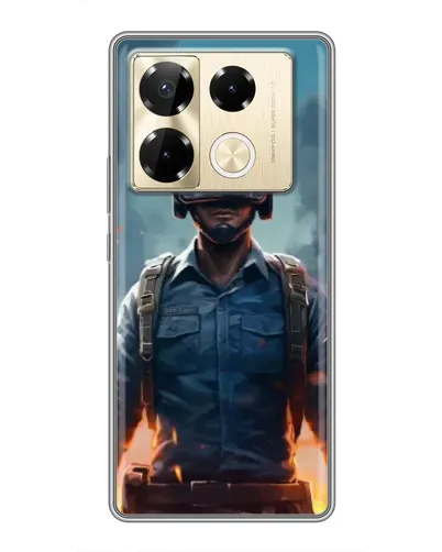 Чехол для Infinix Note 40 Pro с картинкой «PUBG — реалистичный герой» Чехол для Infinix Note 40 Pro с картинкой «PUBG — реалистичный герой»