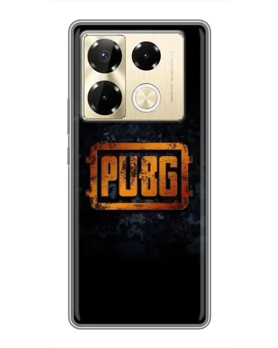 Чехол для Infinix Note 40 Pro с картинкой «PUBG — золотой логотип» Чехол для Infinix Note 40 Pro с картинкой «PUBG — золотой логотип»