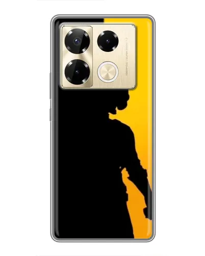 Чехол для Infinix Note 40 Pro с картинкой «Тень воина PUBG» Чехол для Infinix Note 40 Pro с картинкой «Тень воина PUBG»
