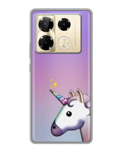 Чехол для Infinix Note 40 Pro с картинкой «Единорог градиент» Чехол для Infinix Note 40 Pro с картинкой «Единорог градиент»