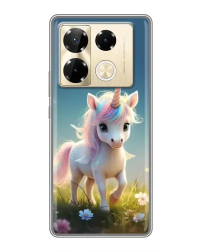 Чехол для Infinix Note 40 Pro с картинкой «Единорог на поляне» Чехол для Infinix Note 40 Pro с картинкой «Единорог на поляне»