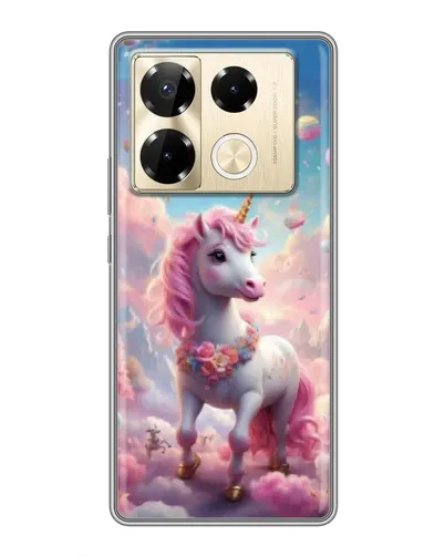 Чехол для Infinix Note 40 Pro с картинкой «Единорог среди облаков» Чехол для Infinix Note 40 Pro с картинкой «Единорог среди облаков»