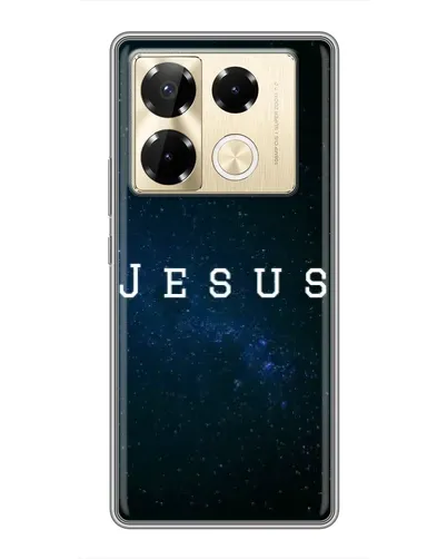 Чехол для Infinix Note 40 Pro с картинкой «Звездное небо Jesus»