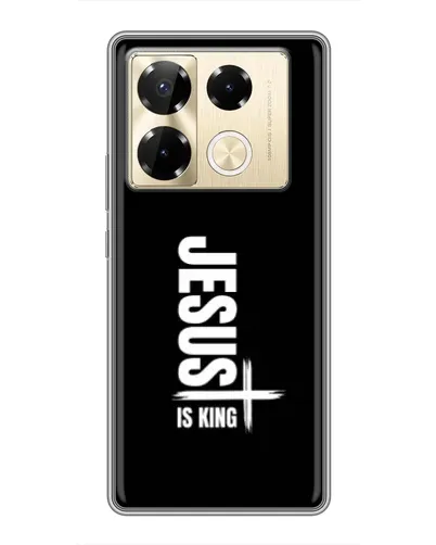 Чехол для Infinix Note 40 Pro с картинкой «Вертикаль веры Jesus»