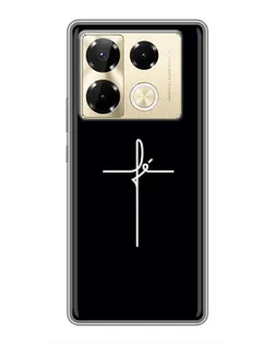 Чехол для Infinix Note 40 Pro с картинкой «Тонкий крест» Чехол для Infinix Note 40 Pro с картинкой «Тонкий крест»