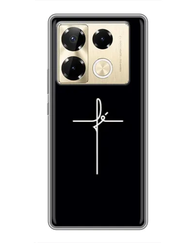 Чехол для Infinix Note 40 Pro с картинкой «Тонкий крест» Чехол для Infinix Note 40 Pro с картинкой «Тонкий крест»