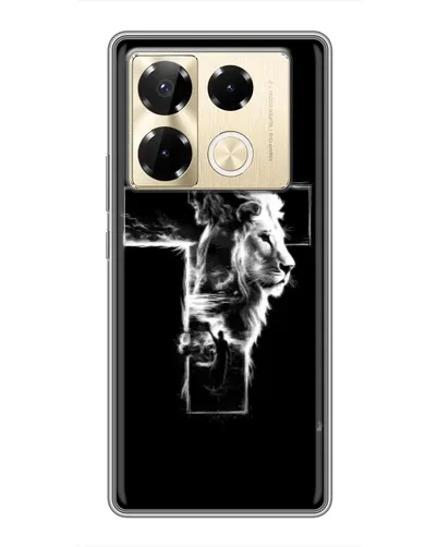 Чехол для Infinix Note 40 Pro с картинкой «Сияющий крест Jesus» Чехол для Infinix Note 40 Pro с картинкой «Сияющий крест Jesus»