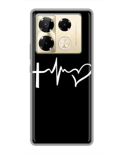 Чехол для Infinix Note 40 Pro с картинкой «Пульс веры» Чехол для Infinix Note 40 Pro с картинкой «Пульс веры»