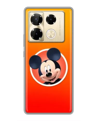 Чехол для Infinix Note 40 Pro с картинкой «Mickey в круге» Чехол для Infinix Note 40 Pro с картинкой «Mickey в круге»