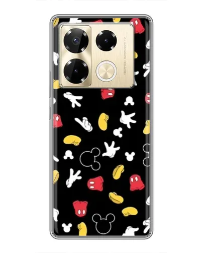 Чехол для Infinix Note 40 Pro с картинкой «Графический принт лапок» Чехол для Infinix Note 40 Pro с картинкой «Графический принт лапок»