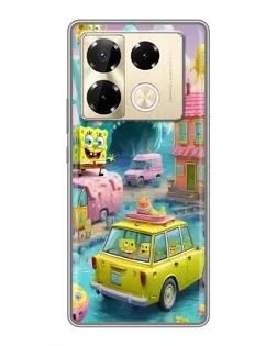 Чехол для Infinix Note 40 Pro с картинкой «Монстр-трак приключения»
