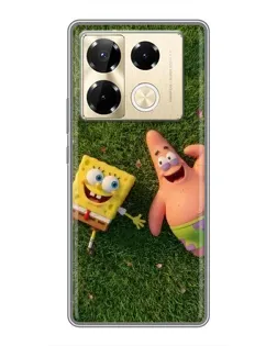 Чехол для Infinix Note 40 Pro с картинкой «Друзья на лужайке» Чехол для Infinix Note 40 Pro с картинкой «Друзья на лужайке»