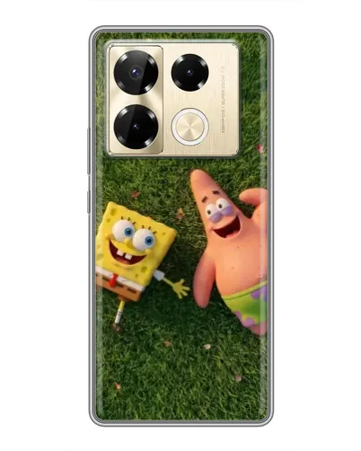 Чехол для Infinix Note 40 Pro с картинкой «Друзья на лужайке» Чехол для Infinix Note 40 Pro с картинкой «Друзья на лужайке»