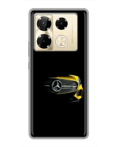 Чехол для Infinix Note 40 Pro с картинкой «Mercedes — ретро стиль» Чехол для Infinix Note 40 Pro с картинкой «Mercedes — ретро стиль»