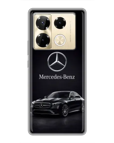 Чехол для Infinix Note 40 Pro с картинкой «Mercedes — решетка радиатора» Чехол для Infinix Note 40 Pro с картинкой «Mercedes — решетка радиатора»